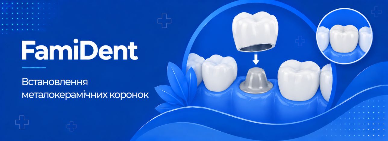 Металокерамічні коронки стоматолог харків
